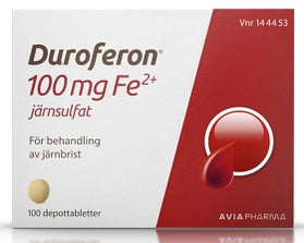 Duroferon, depottablett 100 mg Fe2+ 100 st